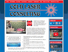 Tablet Screenshot of coldlaserconsulting.com